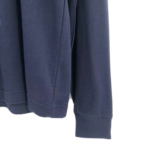 Gap Kids Unisex NEW Size XL Navy Blue Turtleneck 100% Cotton Uniform Pullover - Picture 3 of 4